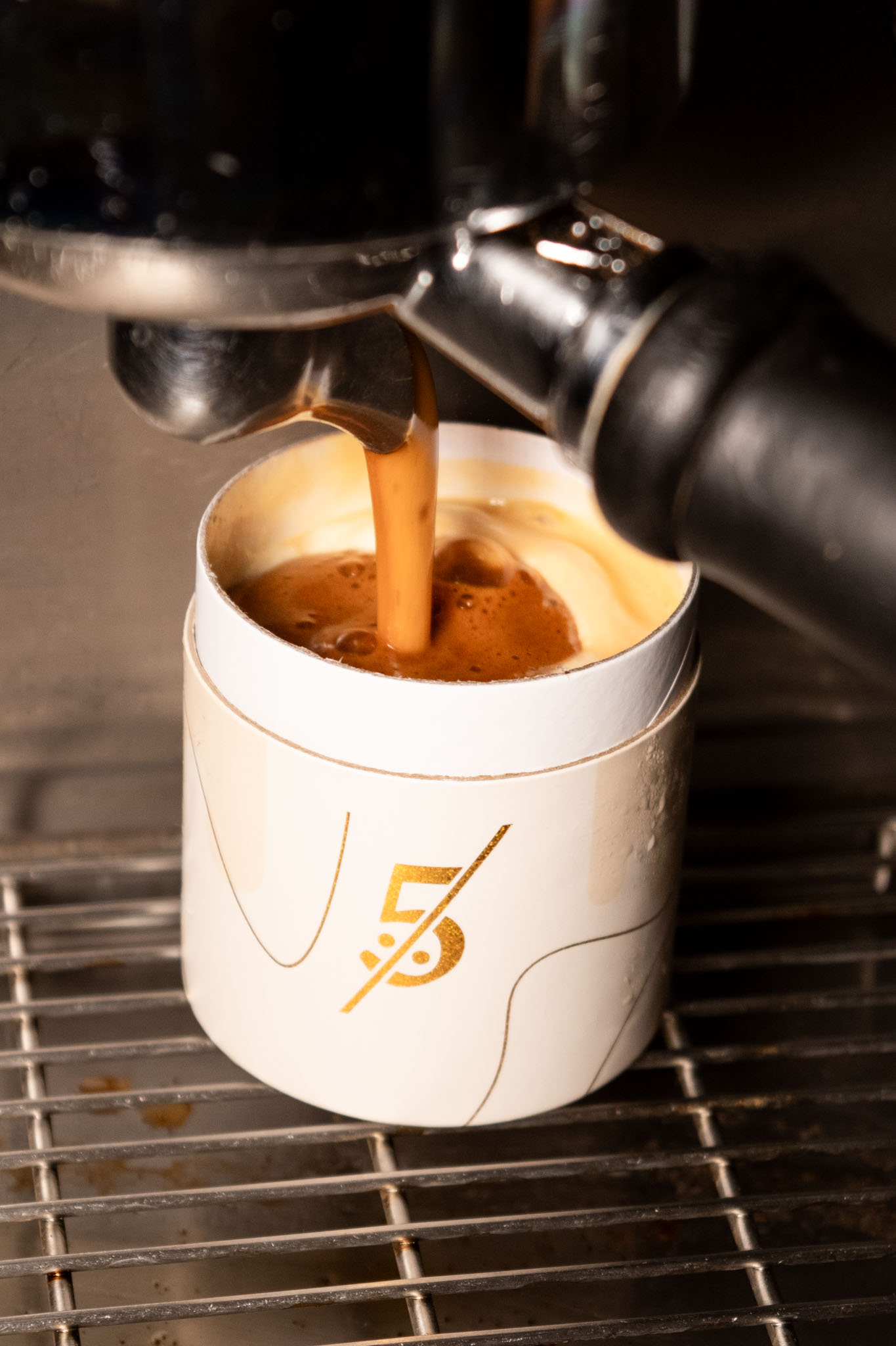 Espresso sobre helado